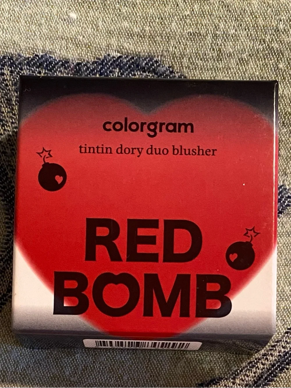 Colorgram Tintin Dory Duo Blusher 05 Red Heart Duo Red Bomb K-Beauty New